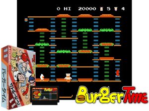 BurgerTime (J) Cover
